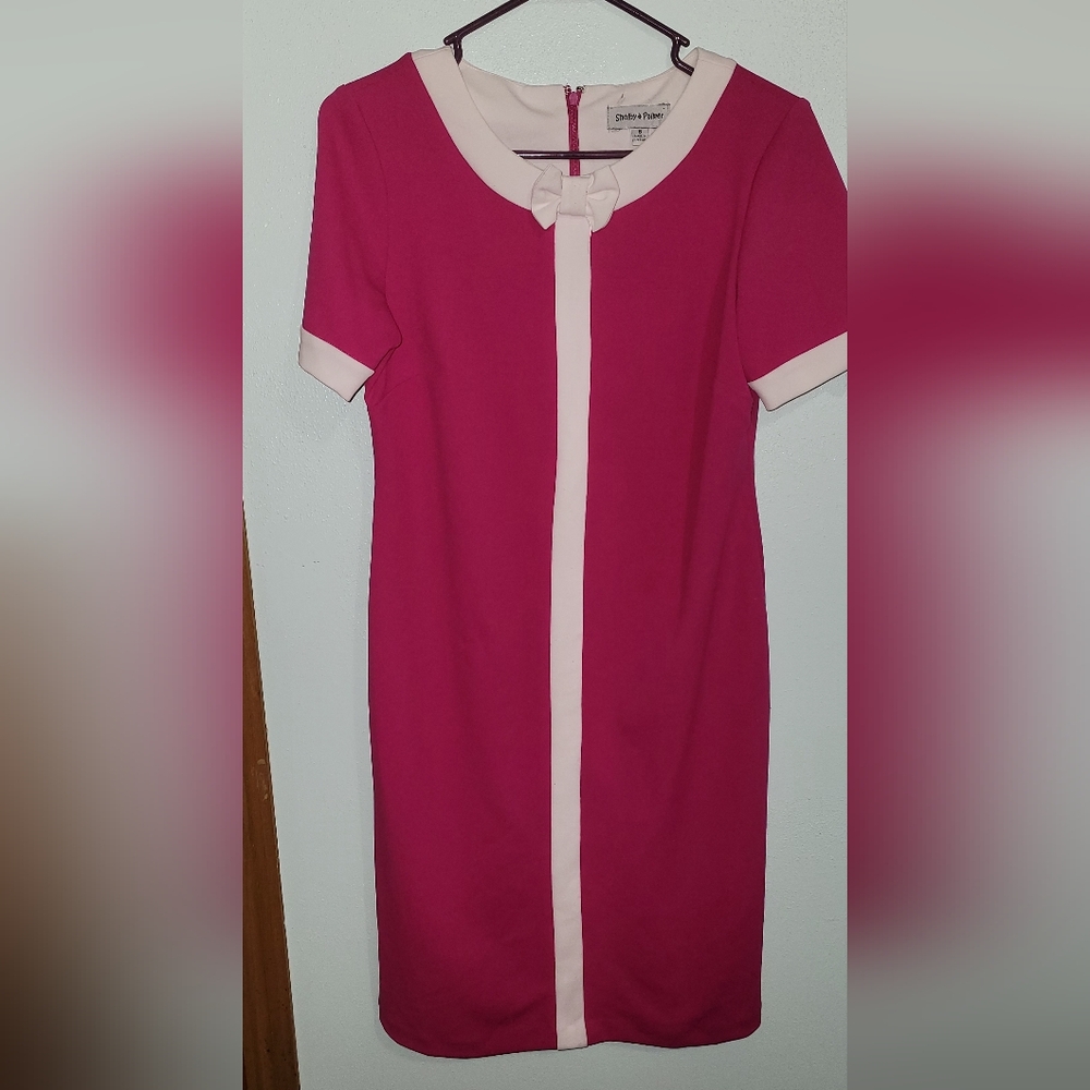 Pink and White Dress